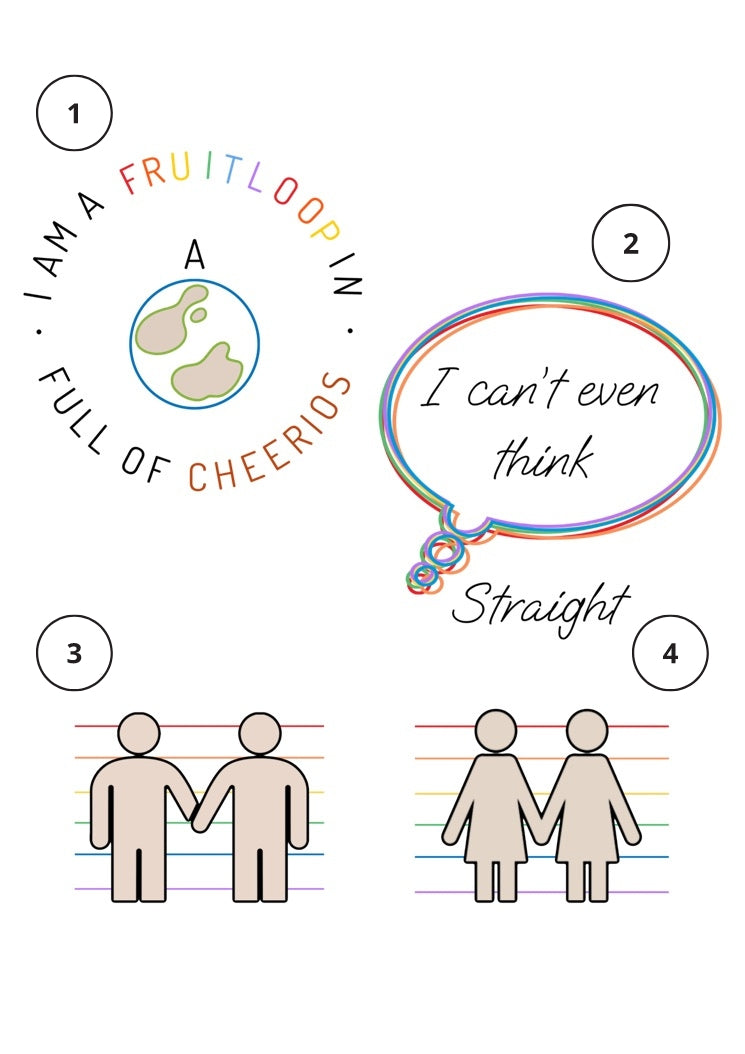 Handmade quote Embroidered Pride Hoop