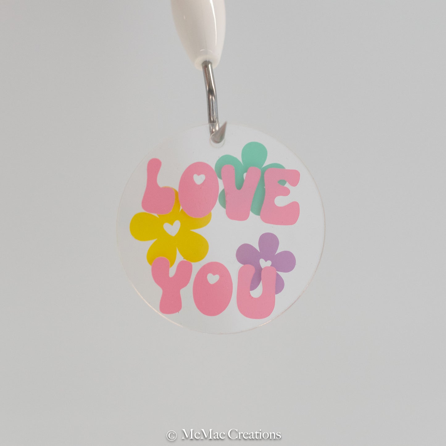 "Bubble" Style Keyring