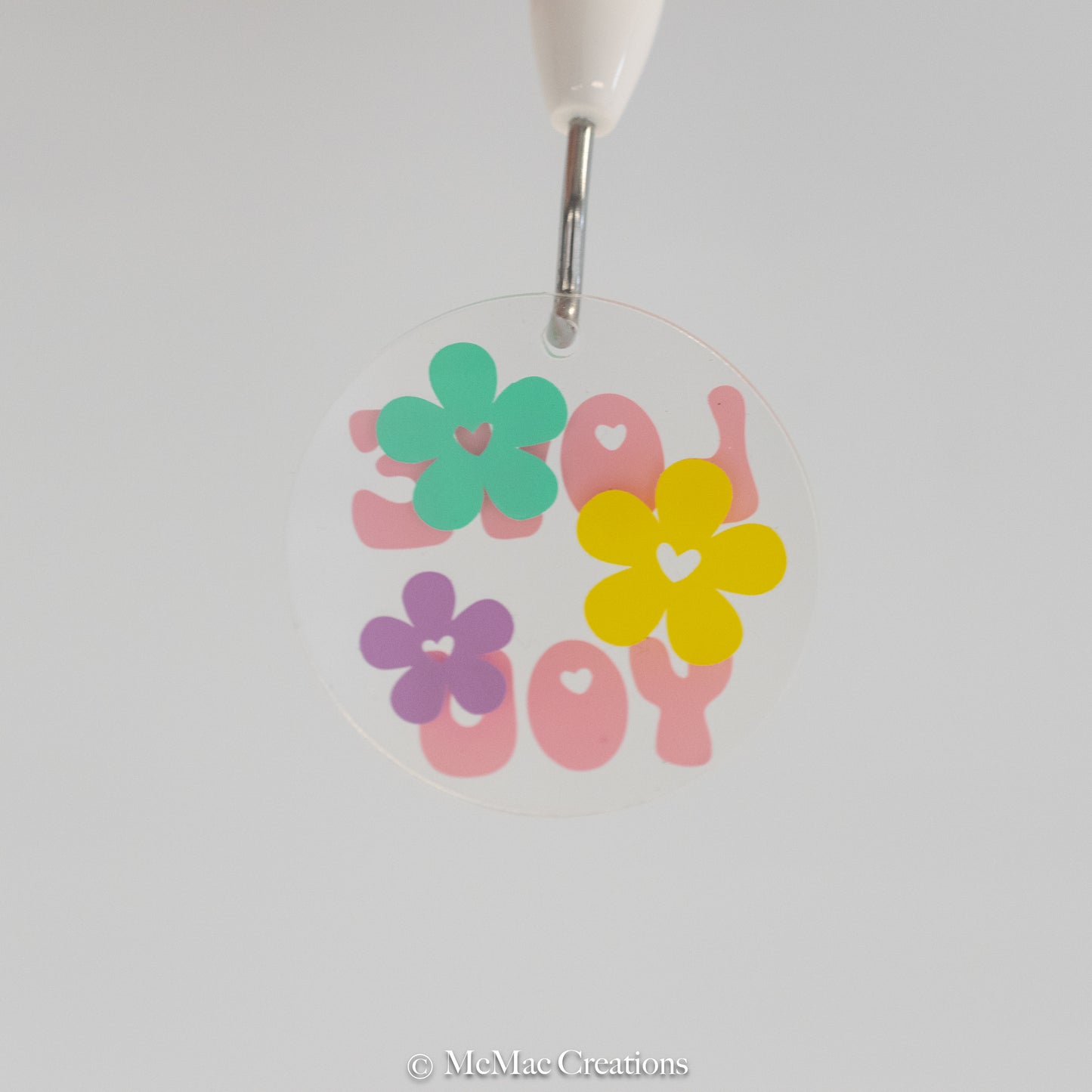 "Bubble" Style Keyring