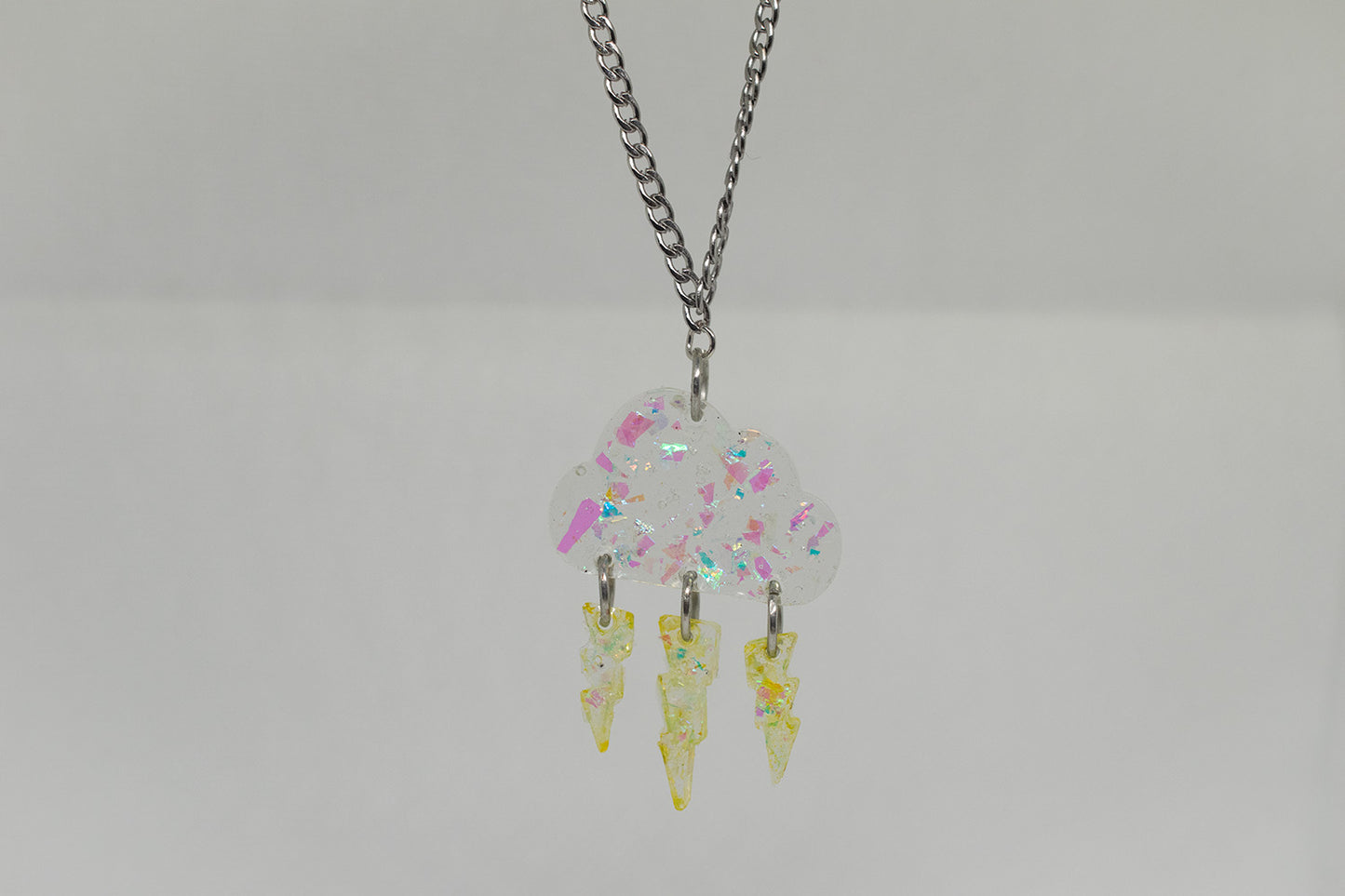 Stormy Resin Necklace