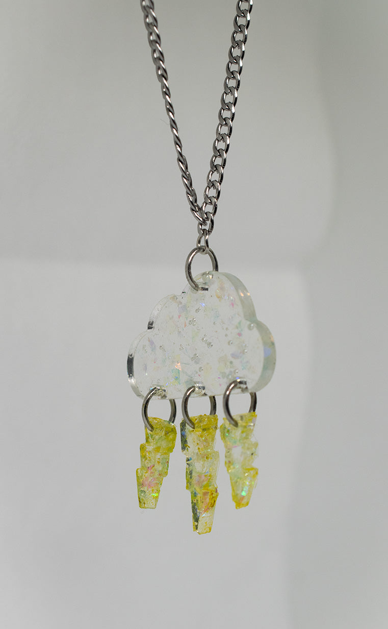 Stormy Resin Necklace