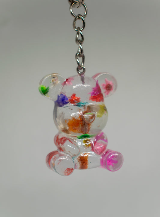 Colourful Bear Keyring
