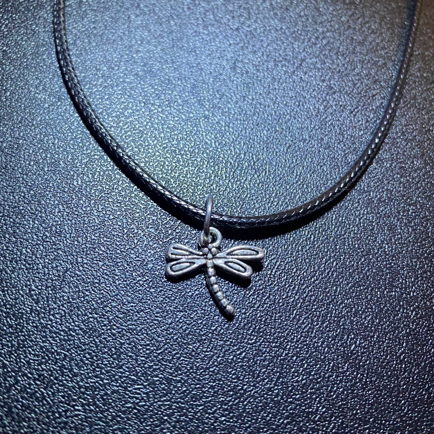 Black Cord Pendant Necklace