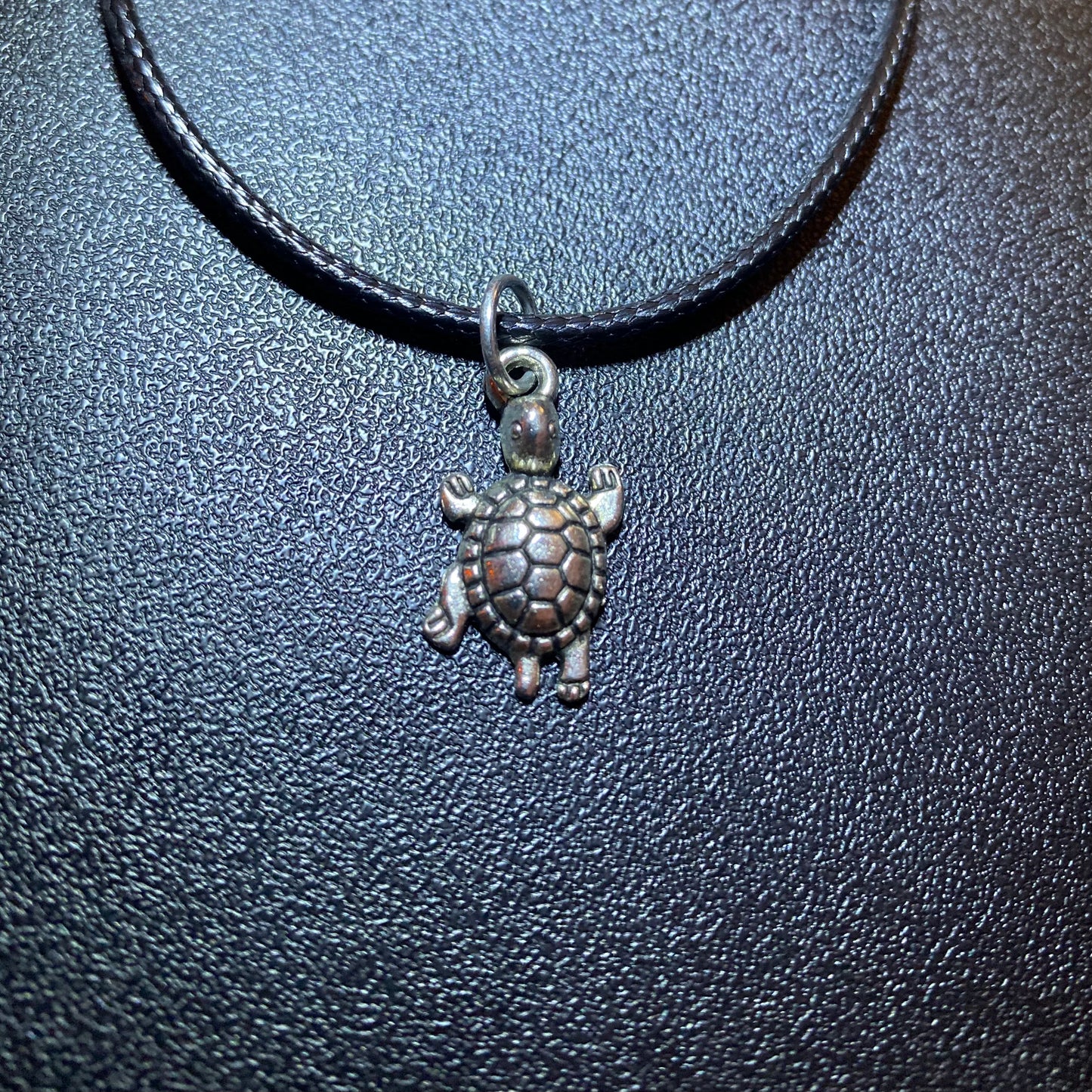 Black Cord Pendant Necklace